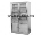 JY-A3 Stainless steel equipment cabinet ( four door six layer double drawer )